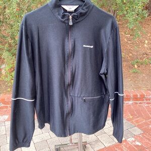 SUGOI Black Lightweight Zip-Up Jacket with Stand-Up Collar